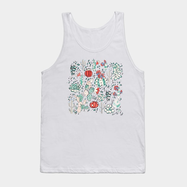 Succulents Tank Top by Lidiebug